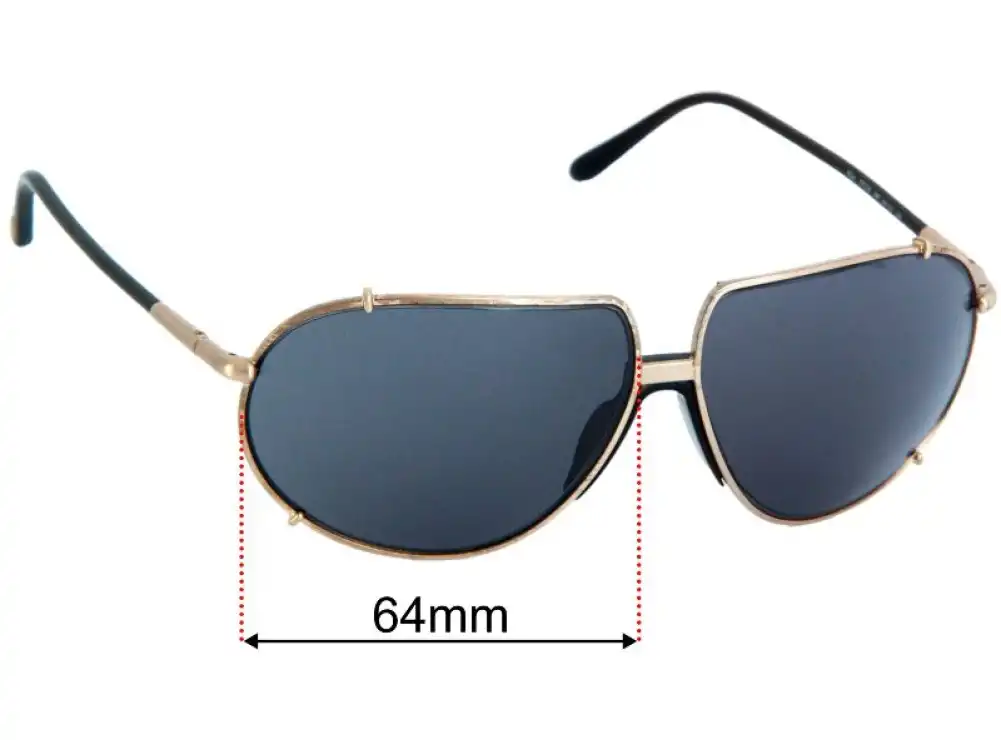 Tom Ford Milan TF238 64mm Replacement Lenses